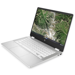 HP Chromebook x360 14a-ca0004na, Intel Celeron N4020, 4GB RAM, 64GB eMMC SSD, 14" 1920x1080 FHD Touch, HP 1 YR WTY
