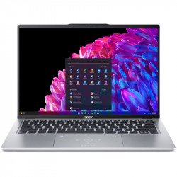 Acer Swift Go SFG14-73-92LK Ultra-thin Laptop, Silver, Intel Core Ultra 9 185H, 32GB RAM, 2x 1TB SSD, 14" 2880x1800 2.8K OLED, Acer 1 YR UK WTY