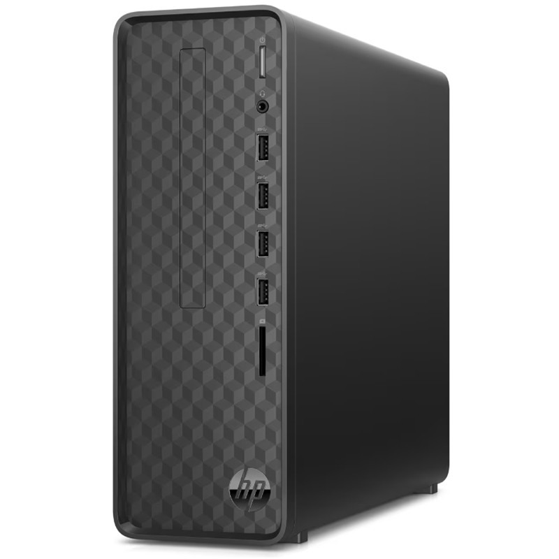 HP S01-pF2007na Slim Desktop, Black, Intel Core i7-12700, 8GB RAM, 512GB SSD, HP 1 YR WTY