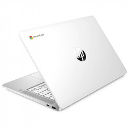 HP Chromebook 14a-na0005na, White, Intel Celeron N5030, 8GB RAM, 128GB eMMC, 14" 1920x1080 FHD, HP 1 YR WTY