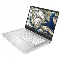 HP Chromebook 14a-na0005na, White, Intel Celeron N5030, 8GB RAM, 128GB eMMC, 14" 1920x1080 FHD, HP 1 YR WTY