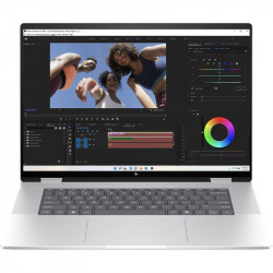 HP Envy x360 16-ac0008na Convertible Laptop, Silver, Intel Core Ultra 7 155U, 16GB RAM, 512GB SSD, 16" 1920x1200 WUXGA Touchscreen, HP 1 YR WTY