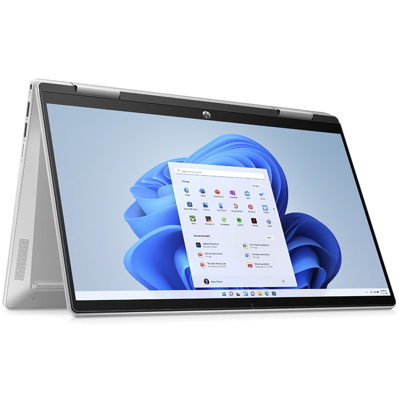 HP Pavilion x360 14-ek1004na Convertible Laptop, Silver, Intel Core i3-1315U, 8GB RAM, 256GB SSD, 14" 1920x1080 FHD Touchscreen, HP 1 YR WTY