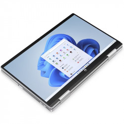 HP Pavilion x360 14-ek1004na Convertible Laptop, Silver, Intel Core i3-1315U, 8GB RAM, 256GB SSD, 14" 1920x1080 FHD Touchscreen, HP 1 YR WTY