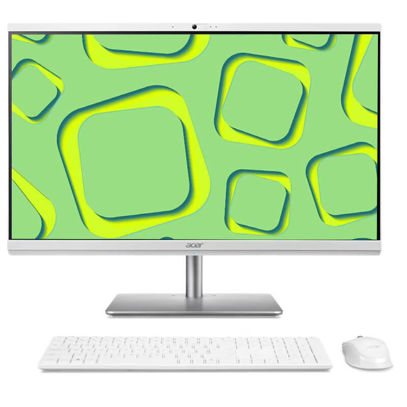 Acer Aspire C27-195ES All-in-One, White, Intel Core Ultra 7 155U, 32GB RAM, 2x 1TB SSD, 27" 1920x1080 FHD, Acer 1 YR UK WTY
