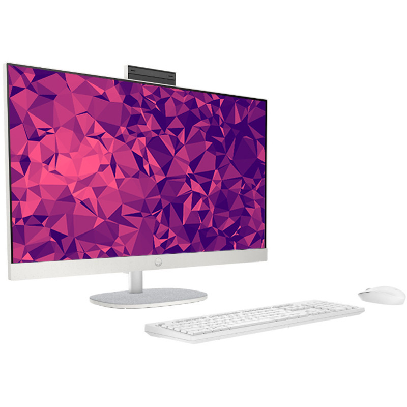 HP 27-cr1006na All-in-One, White, Intel Core Ultra 7 155U, 8GB RAM, 1TB SSD, 27" 1920x1080 FHD, HP 1 YR WTY