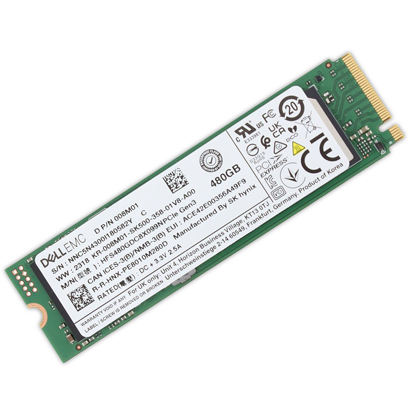 Dell/ SK Hynix 480GB M.2 NVMe SSD, 07RKD7