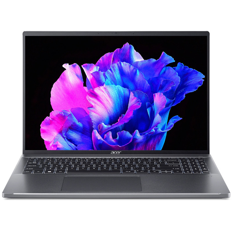 Acer Swift Go SFG16-71-539Z Ultra-thin Laptop, Grey, Intel Core i5-1335U, 16GB RAM, 512GB SSD, 16" 3200x2000 OLED WQXGA+, Acer 1 YR UK WTY