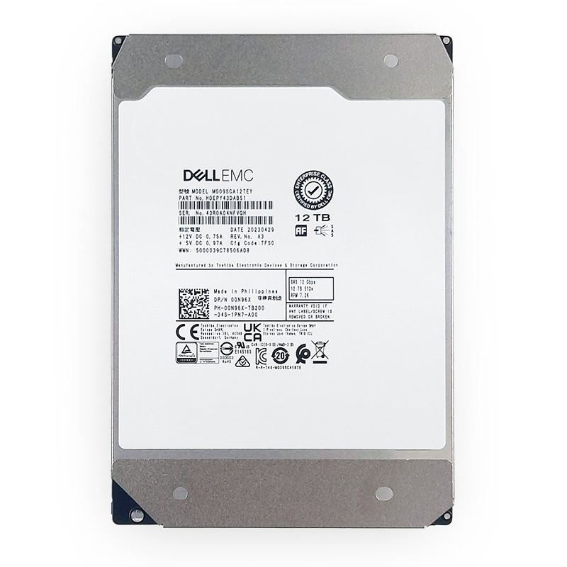 Dell / Toshiba MG09 Series, 12TB 7.2K SAS