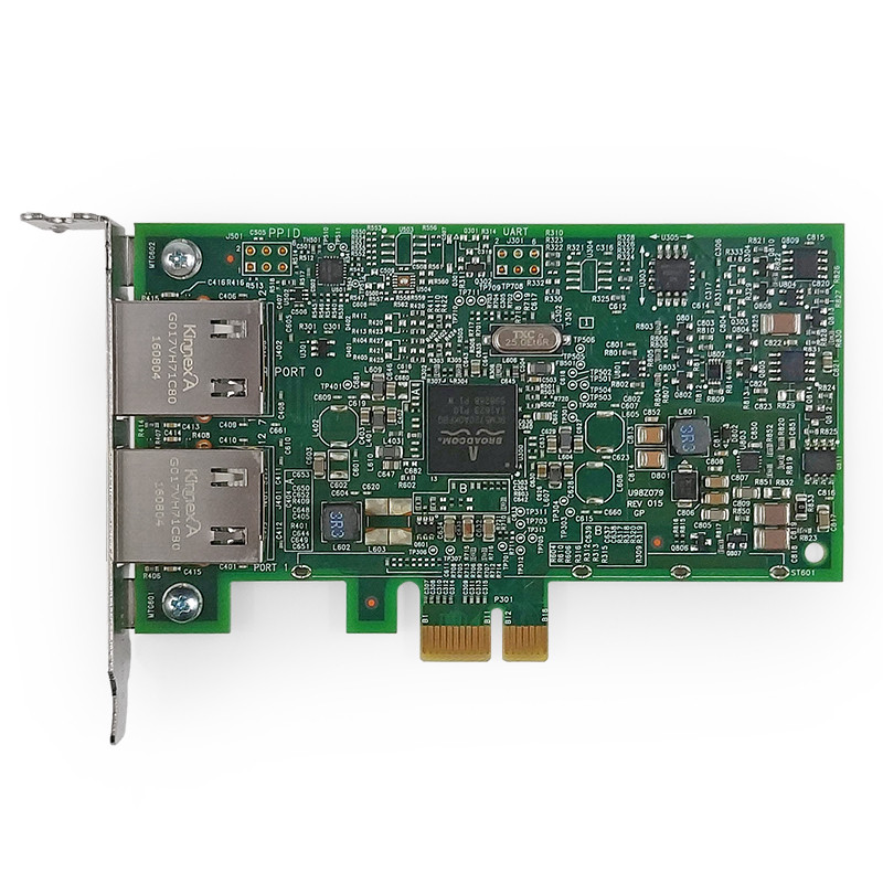Refurbished Dell / Broadcom 5720 Dual-Port 1GbE RJ45 NIC, PCIe Low ...