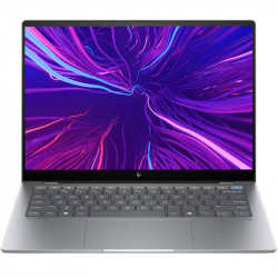 HP OmniBook X 14-fe0001na Laptop, Silver, Qualcomm Snapdragon X Elite X1E-78-100, 16GB RAM, 512GB SSD, 14" 2240x1400 2.2KUHD Touchscreen, HP 1 YR WTY