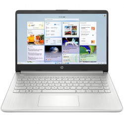 HP 14s-dq5008na Laptop, Silver, Intel Core i5-1235U, 8GB RAM, 512GB SSD, 14" 1920x1080 FHD, HP 1 YR WTY