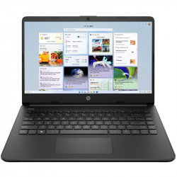 HP 14s-dq5022na Laptop, Black, Intel Core i3-1215U, 8GB RAM, 256GB SSD, 14" 1920x1080 FHD, HP 1 YR WTY