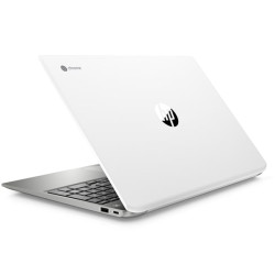 HP Chromebook 15-de0000na, White, Intel Pentium 4417U, 4GB RAM, 64GB eMMC, 15.6" 1920x1080 FHD, HP 1 YR WTY