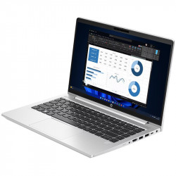 HP ProBook 445 G10 Business Laptop, Silver, AMD Ryzen 5 7530U, 8GB RAM, 256GB SSD, 14" 1920x1080 FHD, HP 1 YR WTY