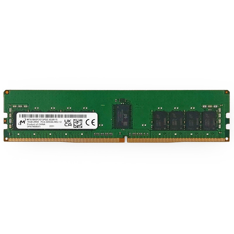 Micron 16GB DDR4-3200MT/s, ECC RDIMM, Server Memory