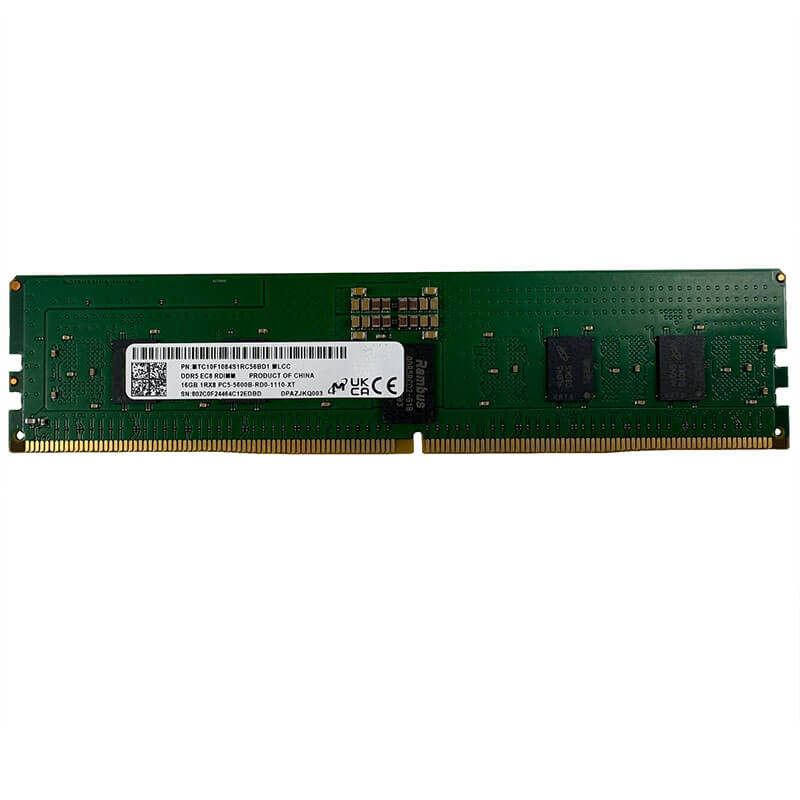 Micron 16GB DDR5-5600MT/s ECC RDIMM, Server Memory Front