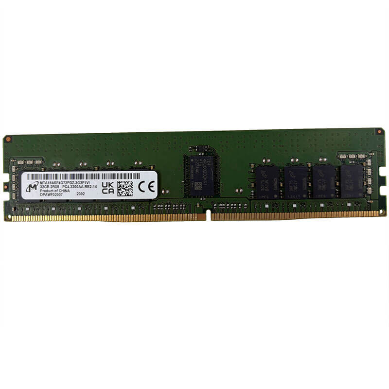 Micron 32GB DDR4-3200MT/s ECC RDIMM Server Memory Front