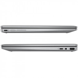 HP Chromebook Plus x360 14b-cd0000na, Silver, Intel Core i3-N305, 8GB RAM, 256GB UFS, 14" 1920x1080 FHD Touchscreen, HP 1 YR WTY