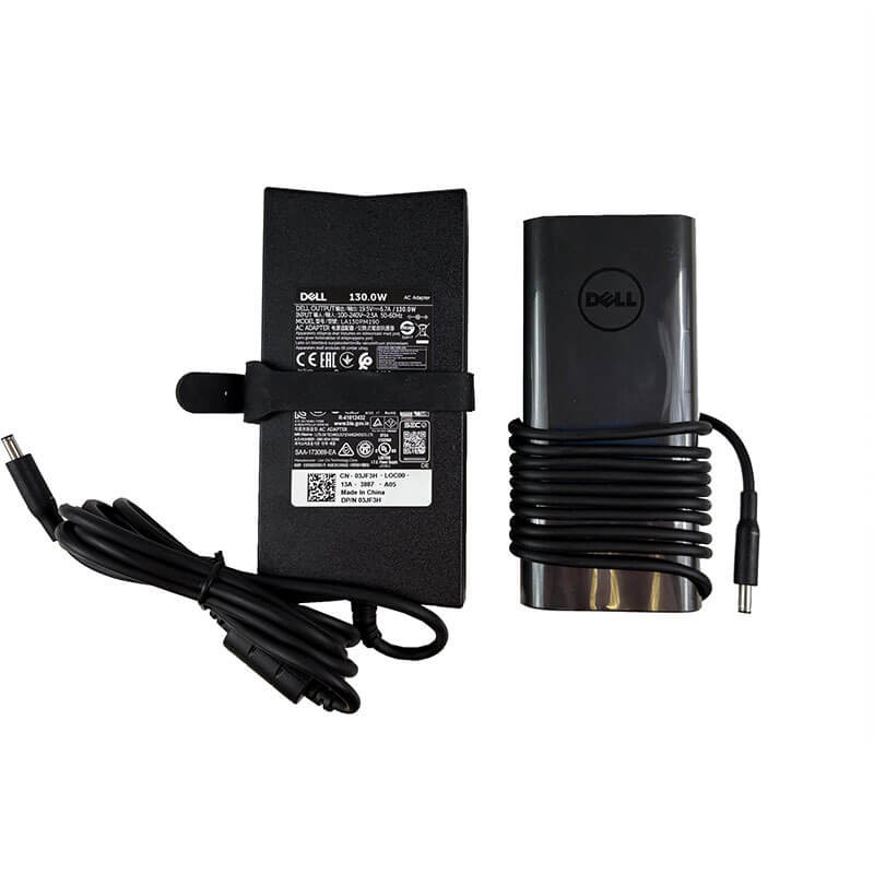 Dell 130w 4.5mm x 2.9mm Laptop Charger - 2 Different Examples