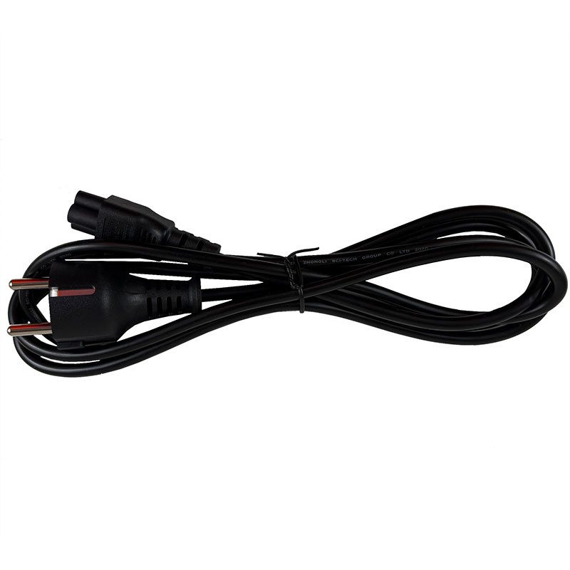 2M Euro 2-Pin Clover Power Lead