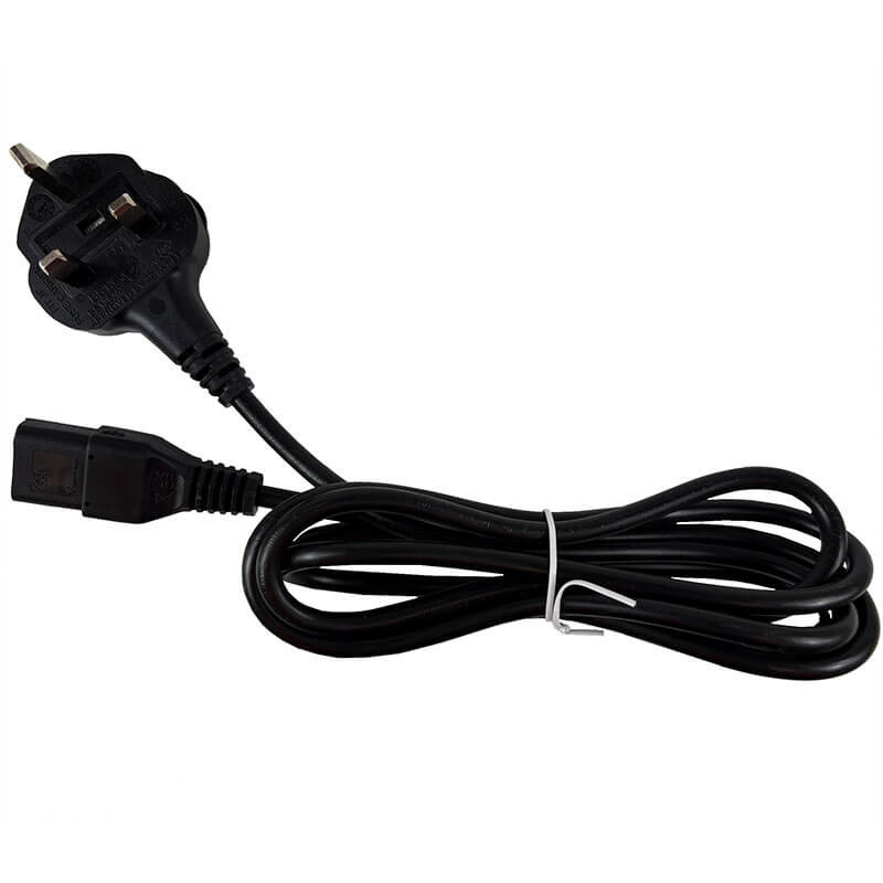 1.8M UK 3-Prong Kettle Power Lead