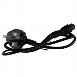 1M UK 3-Prong Clover Power Lead