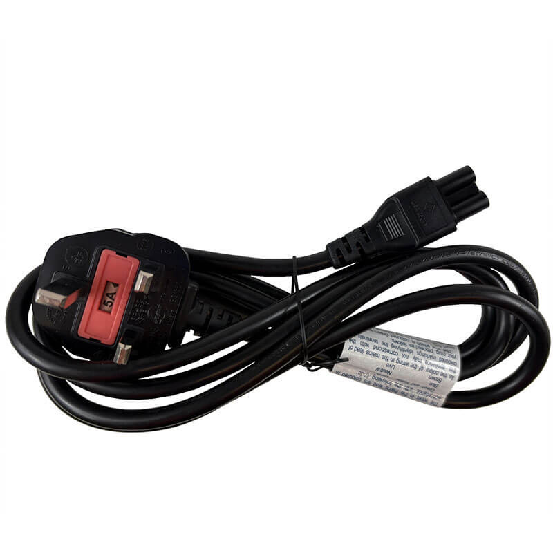 2M UK 3-Prong Clover Power Lead