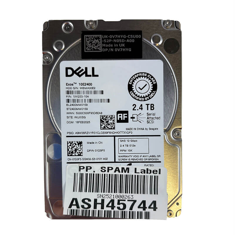 Dell / Seagate Exos 10E2400 2.4TB 10K SAS Front