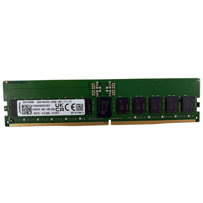 メモリー Kingston KF556R36RB-32 64GB R-DIMM ECC Refurbished Kingston 32GB DDR5-5600, KP8XPW-MID-IIMI, ECC RDIMM