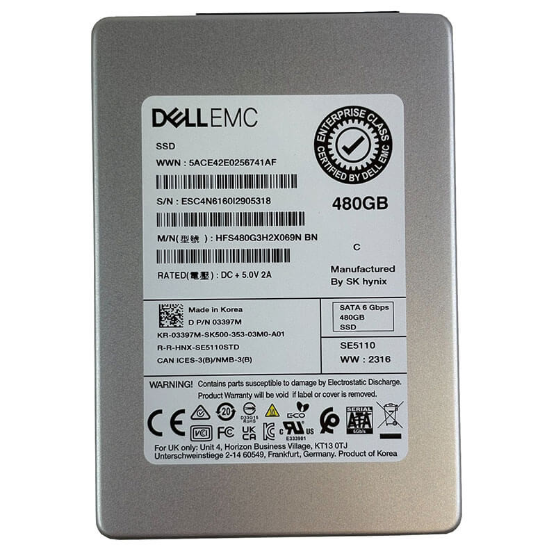 SK Hynix SE5110 480GB SATA SSD Front