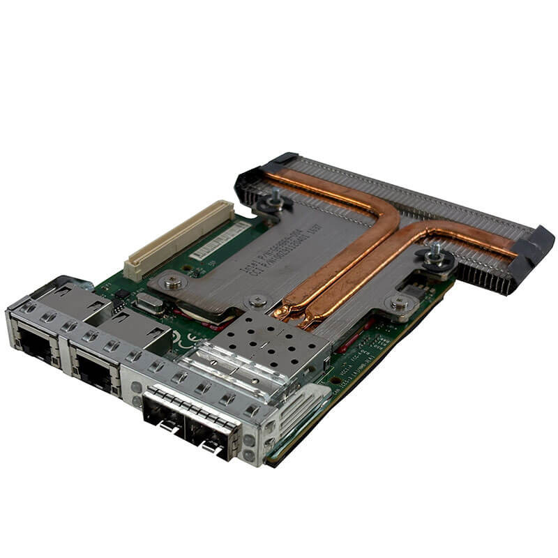 Dell / Intel X520-I350 Quad-Port 10GbE SFP+ / 1GbE RJ-45 NIC Front