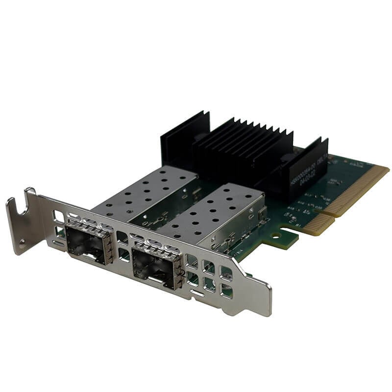 Dell / Nvidia ConnectX-6 Dual-Port 25GbE SFP28 NIC Front Tilt