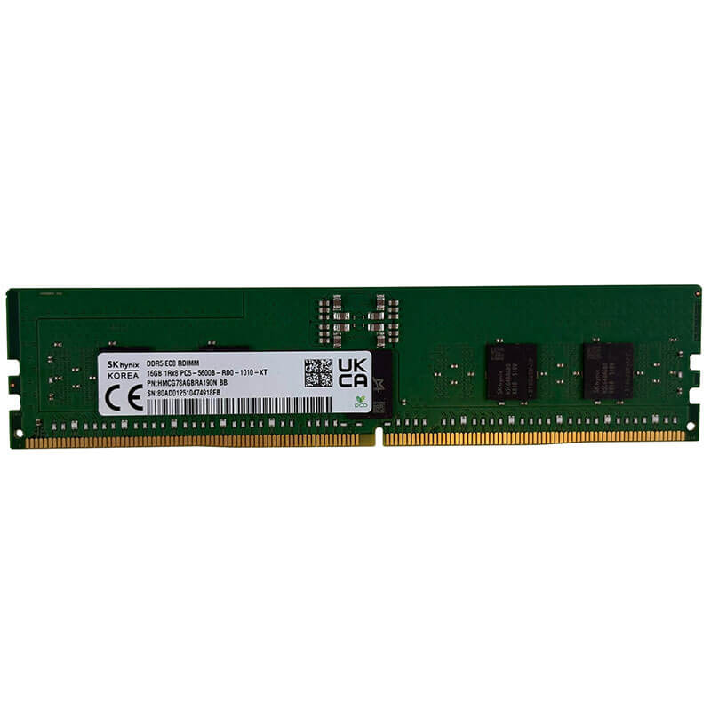 SK Hynix 16GB DDR5-5600MT/s ECC RDIMM Server Memory Front