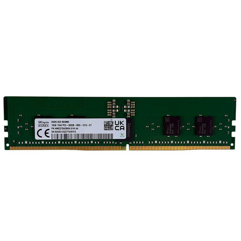 SK Hynix 16GB DDR5-5600MT/s ECC RDIMM Server Memory Front