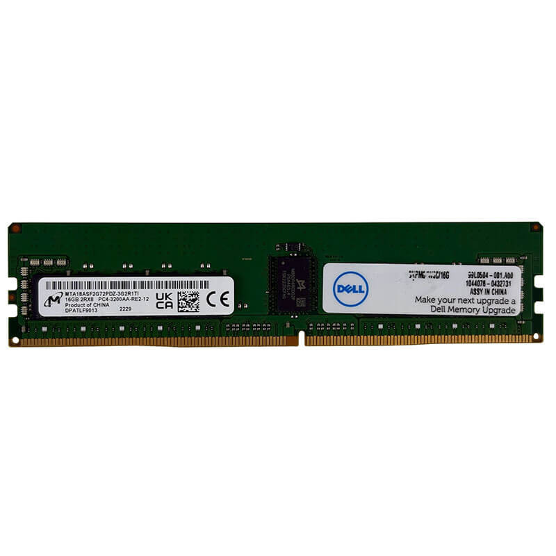 Dell / Micron 16GB DDR4-3200MT/s ECC RDIMM Server Memory  Front