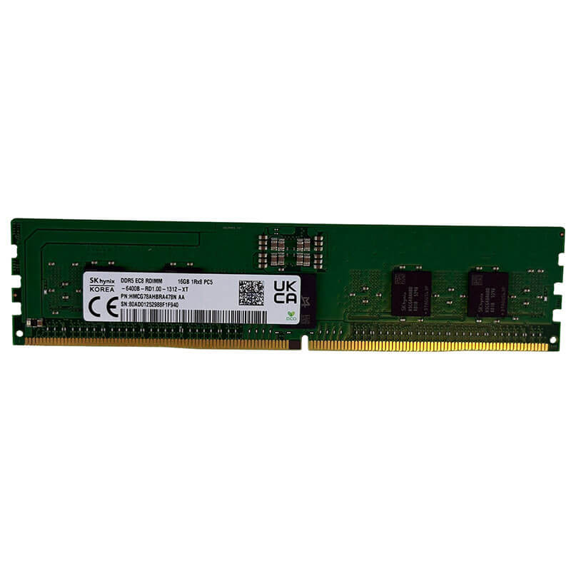 SK Hynix 16GB DDR5-6400MT/s ECC RDIMM Server Memory Front