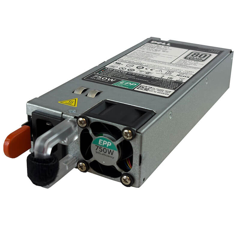 Dell 750W 80+ Platinum Hot Plug Power Supply Front