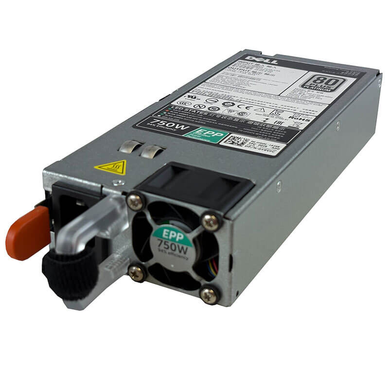 Dell 750W 80+ Platinum Hot Plug Power Supply Front