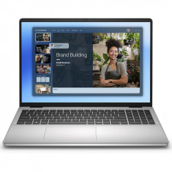 Dell 16 DC16251 Laptop, Silver, Intel Core 5 120U, 16GB RAM, 512GB SSD, 16" 1920x1200 WUXGA, Dell 3 YR WTY