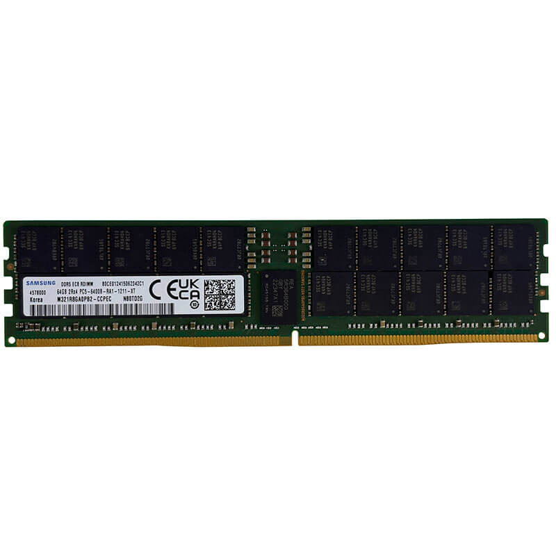 Samsung 64GB DDR5-6400MT/s ECC RDIMM Server Memory Front
