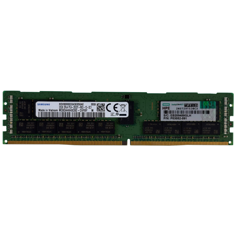 HPE / Samsung 32GB DDR4-2933MT/s ECC RDIMM Server SmartMemory Front