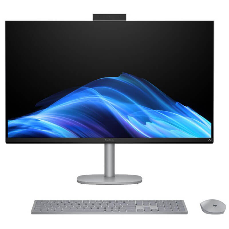 HP OmniStudio X 32-c1000na  Next Gen AI All-in-One, Silver, Intel Core Ultra 7 258V, 32GB RAM, 2TB SSD, 31.5" 3840x2160 4KUHD, HP 1 YR WTY