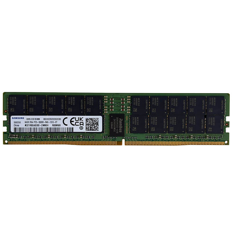 Samsung 64GB DDR5-5600MT/s ECC RDIMM Server Memory Front