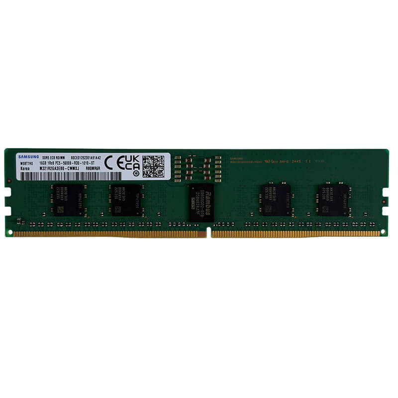 Samsung 16GB DDR5-5600MT/s ECC RDIMM Server Memory Front