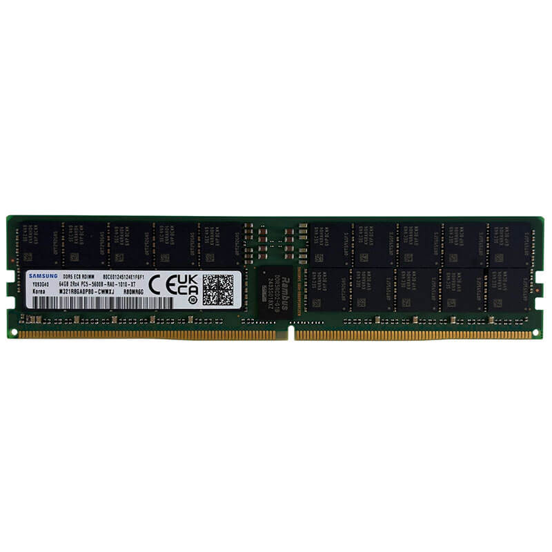 Samsung 64GB DDR5-5600MT/s ECC RDIMM Server Memory Front