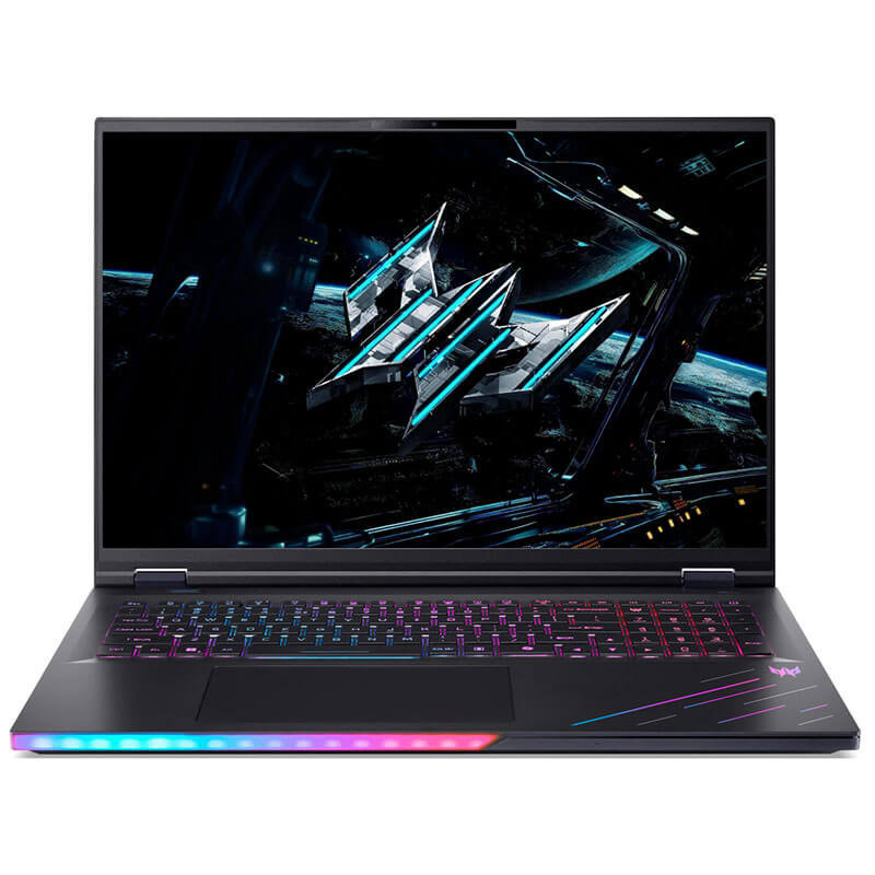 Acer Predator Helios PH18-73-91CY Gaming Laptop, Black, Intel Core Ultra 9 275HX, 64GB RAM, 1TB SSD, 18" 2560x1600 WQHD+, 16GB Nvidia GeForce RTX 5080, Acer 1 YR UK WTY
