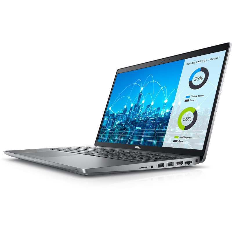 Dell Latitude 15 5530 Laptop, Grey, Intel Core i5-1245U, 8GB RAM, 256GB SSD, 15.6" 1920x1080 FHD, EuroPC 1 YR WTY