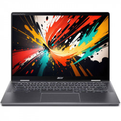 Acer Chromebook Plus Spin 714 CP714-1HN-541L, Grey, Intel Core Ultra 5 125U, 16GB RAM, 512GB SSD, 14" 1920x1200 WUXGA Touchscreen, Acer 1 YR UK WTY