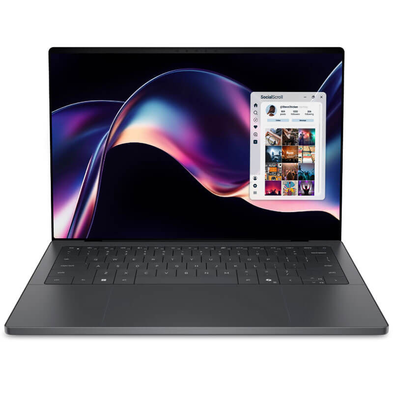 Dell XPS 14 DA14260 Laptop, Graphite, Intel Core Ultra 5 325, 16GB RAM, 512GB SSD, 14" 1920x1200 WUXGA, Dell 3 YR WTY